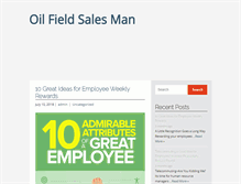 Tablet Screenshot of oilfieldsalesman.com